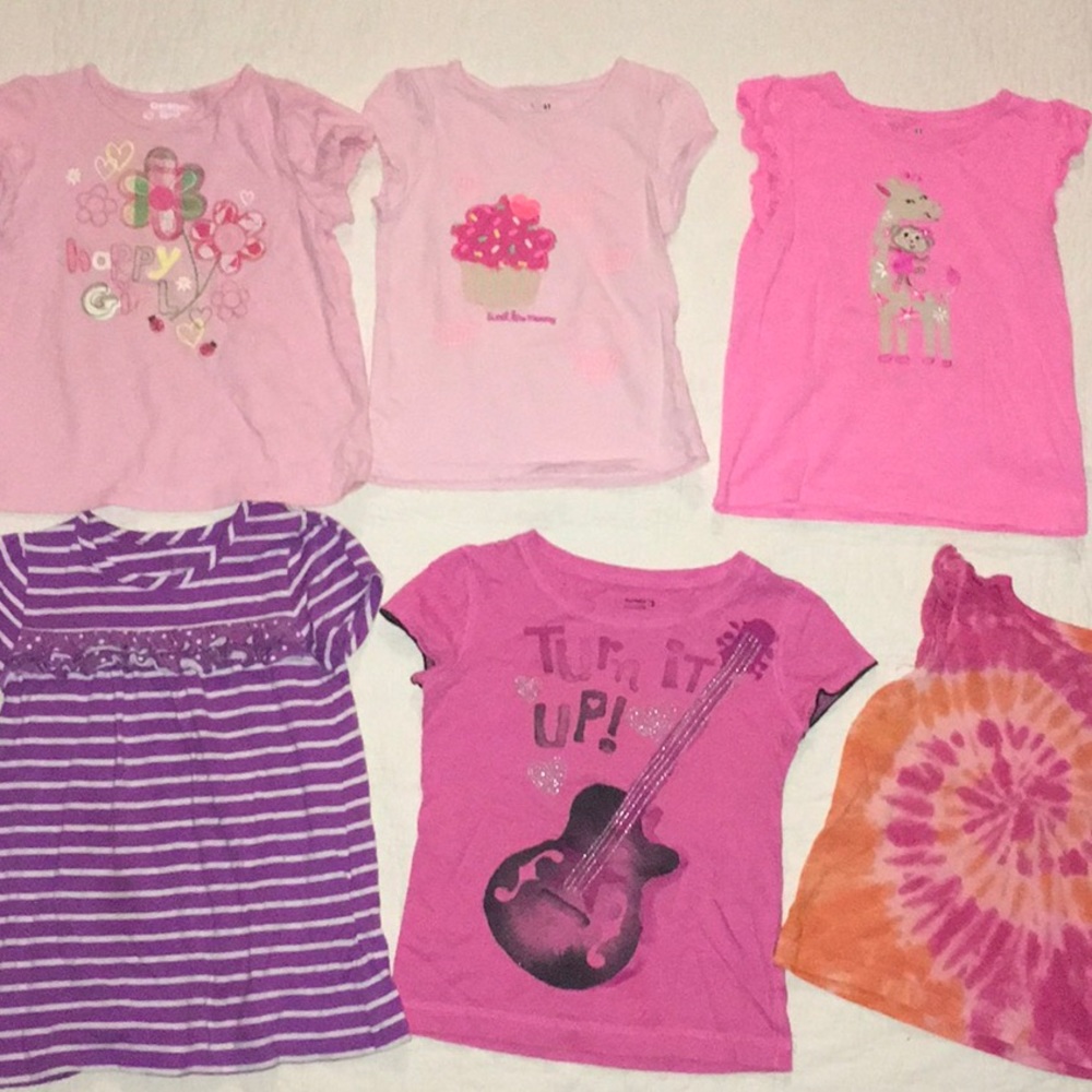 Little girls sz 4t bundle of 6 like new